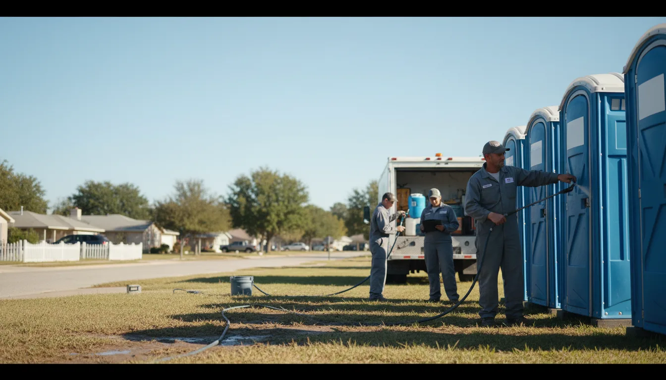 Long-Term Portable Toilet Rental in Columbus, GA near me